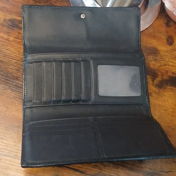 Coach Black Wallet and Card Holder Set - Picture 5 of 7